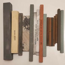 Variety of Knife Sharpening Stones. Norton and Others