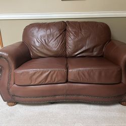 Leather Loveseat For Sale $100