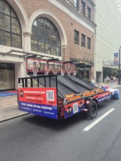 🏀 BUSINESS FOR SALE – MOBILE BASKETBALL ARCADE TRAILER