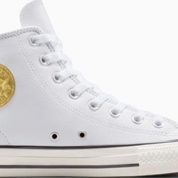 Converse All Stars White Leather Sneakers