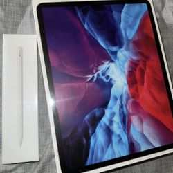 New Sealed Box Apple iPad Pro 12.9” 512gb Wifi Silver With Apple Pencil 2nd Gen I Can Come To you