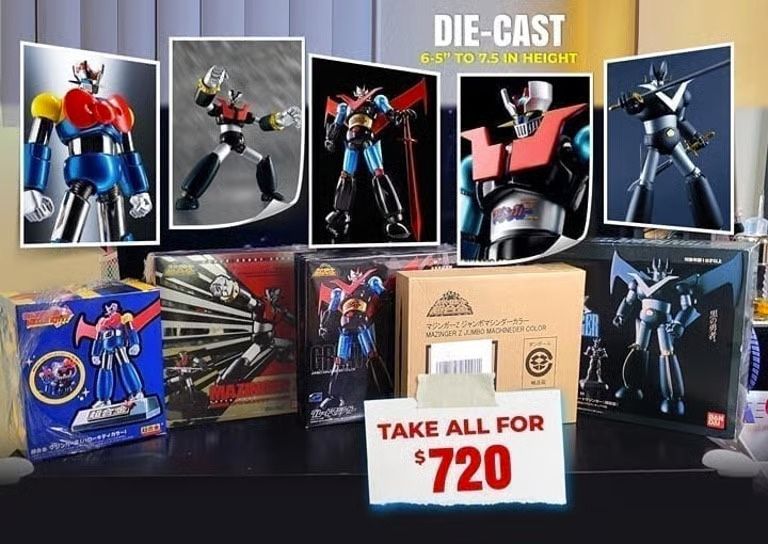 SOUL OF CHOGOKIN MAZINGER Z SET of 5