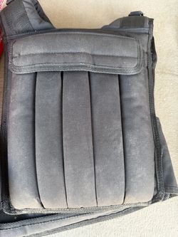 Weight vest 40 pounds each and can be removed