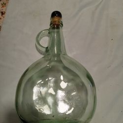 Antique glass bottle
