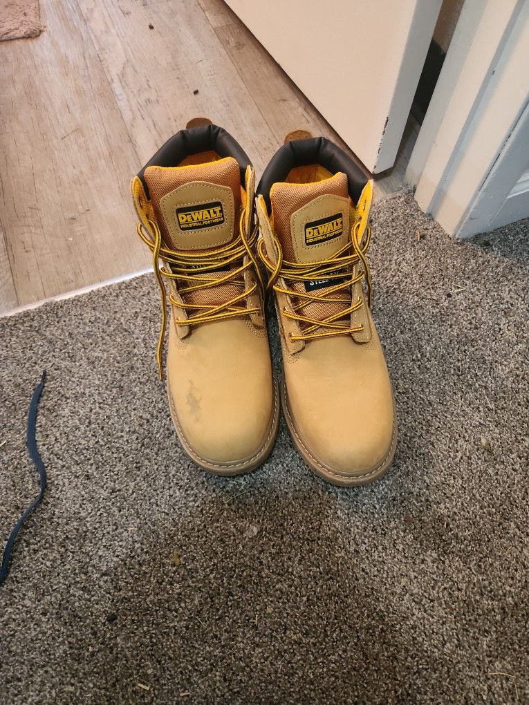 Steel Toe Work Boots By Dewalt