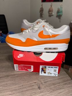 Size 11 - Nike Air Max 1 Anniversary Magma Orange White Men’s