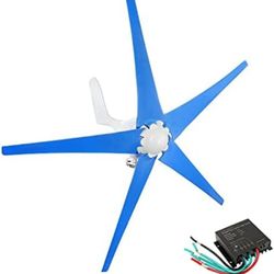 Hybrid Wind Turbine(500W)&Solar (100W) Generator With 420Wh SLA Deep Cycle Battery+solar Panels+controllers