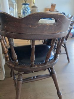 Vintage wooden windsor style chairs (set of 6)