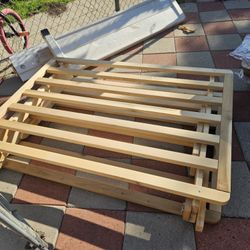 Full Size Folding Bed Wood Frame