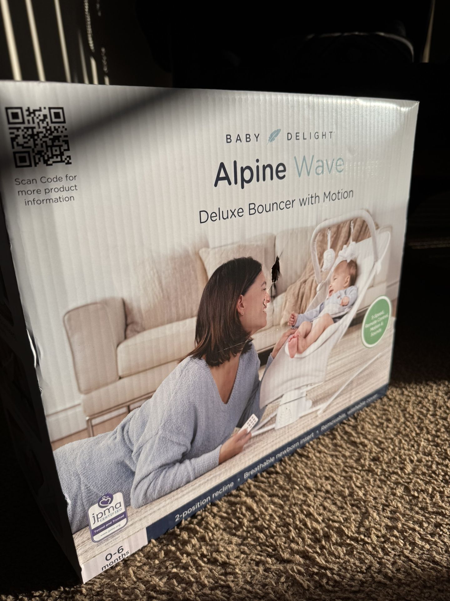 Alpine Wave Deluxe Bouncer With Motion