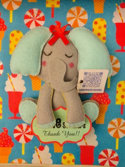 Elephant Birthday Cake Topper