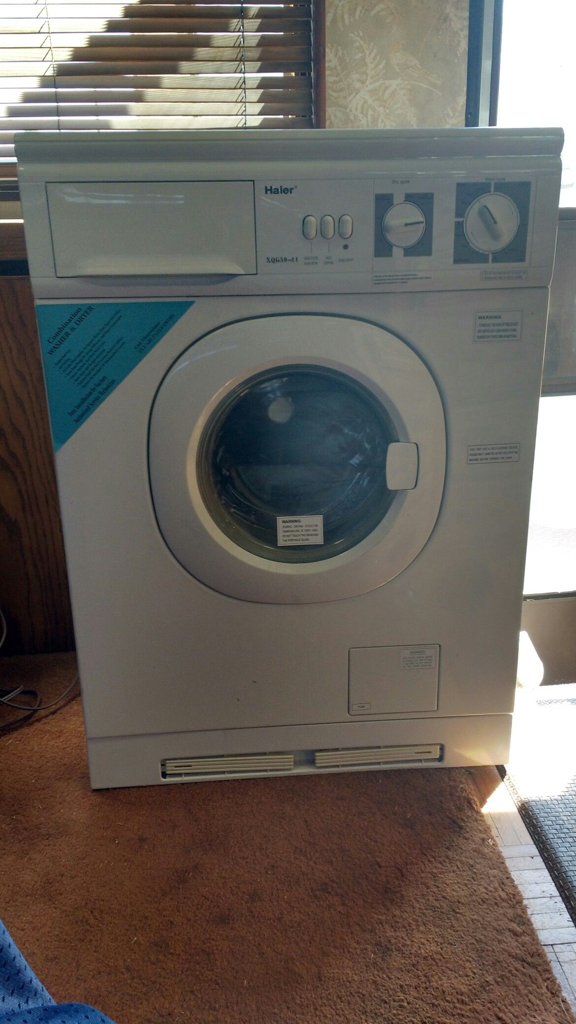Haier Washer Dryer Combo/ RCA Flat Screen