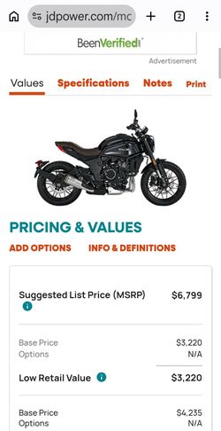 CF Moto Motorcycle