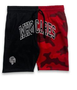 New Limited Edition, WHOCARESSUPPYCO, Friends & Family, Fleece, Red Camo, Shorts, Size XL