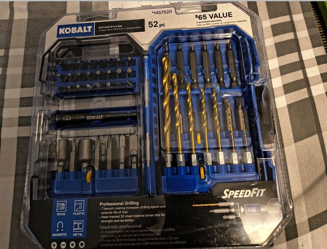 Cobalt Speed Fit Drill Bit Set