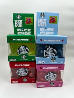 Nee Doh Nice Cube Starbucks Squishy Toys – Set of 6