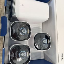 eufy Security eufyCam 3-Cam Kit,Security Camera Outdoor Wireless,4K Camera with Integrated Solar Panel,Forever Power,Face Recognition AI