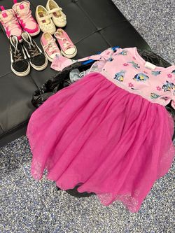 Bluey Pink Tulle Toddler Dress