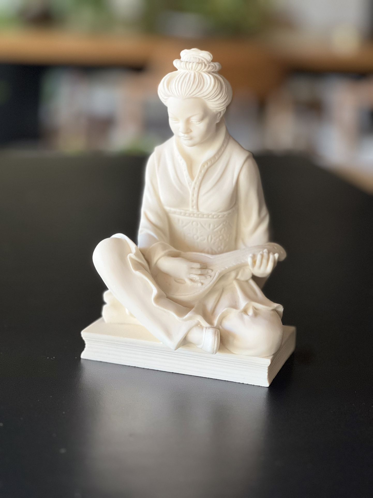 Vintage 1969 A. Giannelli Geisha Musician Sculpture