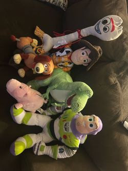 New Disney Toy Story pillow plush set of 6 plush.