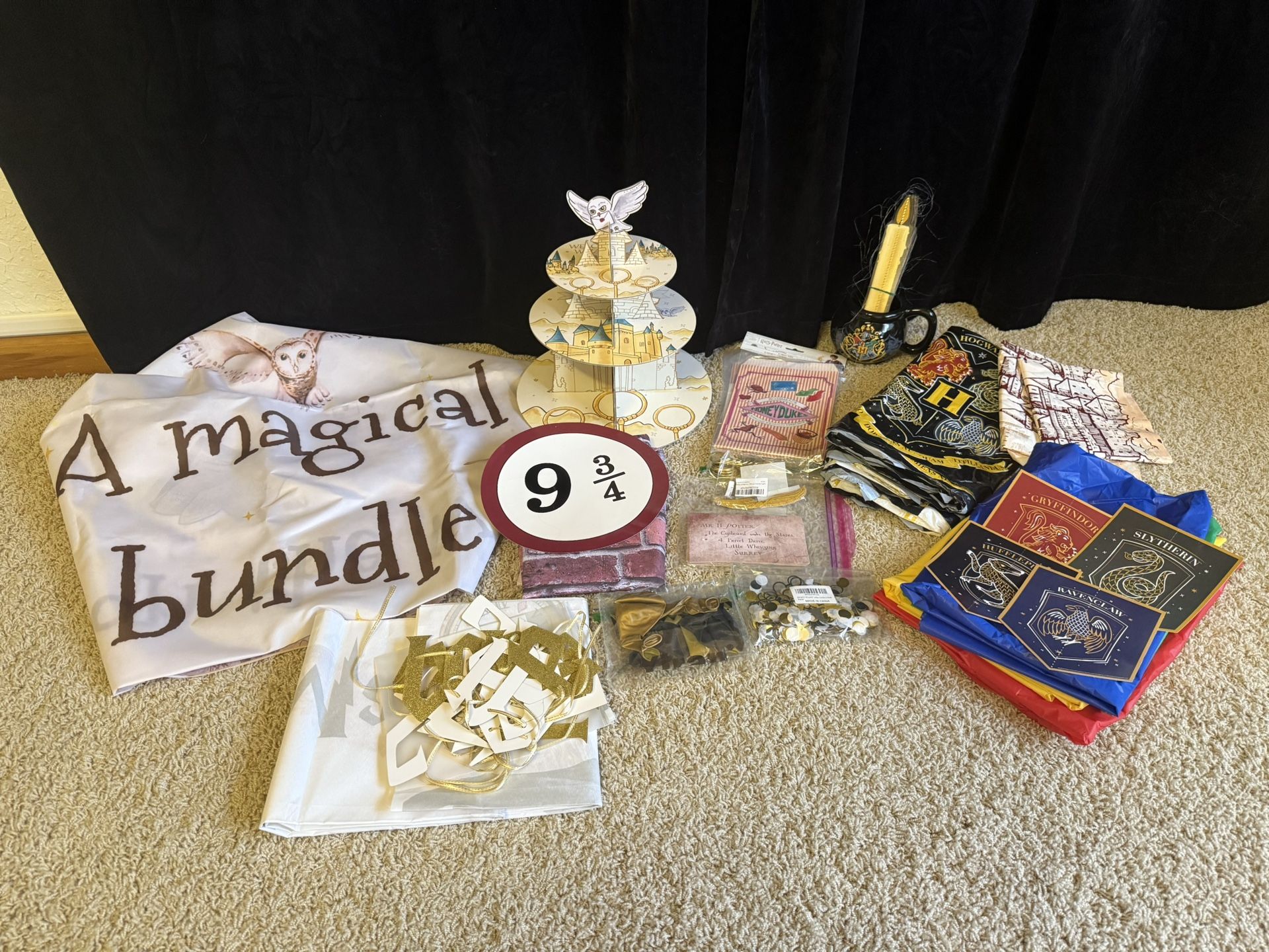 Harry Potter baby shower party decor