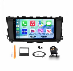 Car Stereo Radio Nissan Altima 2013 2014 2015 2016 2017 2018 Wireless CarPlay Android Auto 9” Touch Screen Head Units, Backup Camera