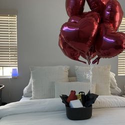 Queen Size Bed, Topper, And Box Spring