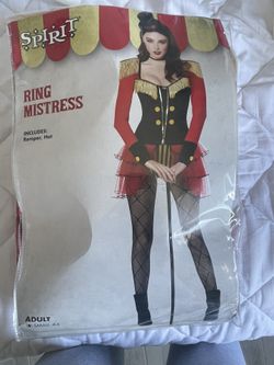Women’s Costume Ring Mistress NEW