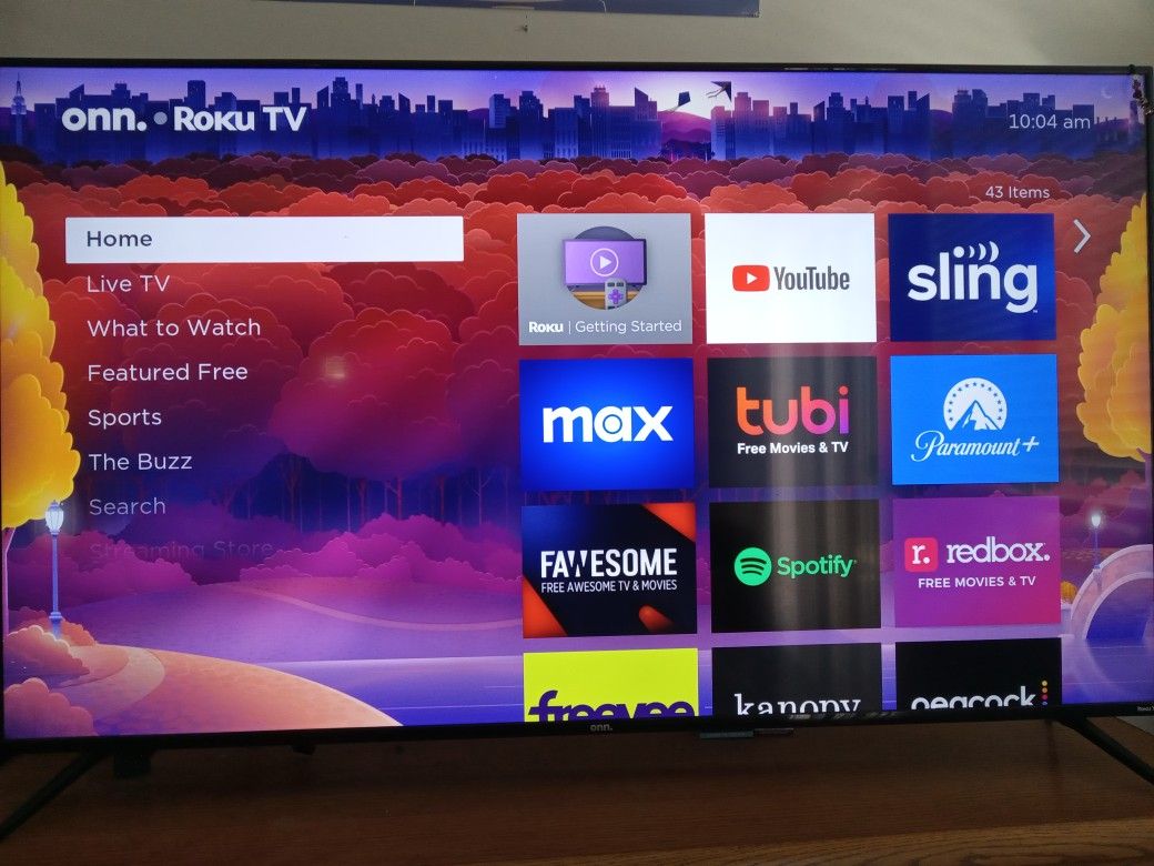 70inch Roku 4K Onn TV With Remote.