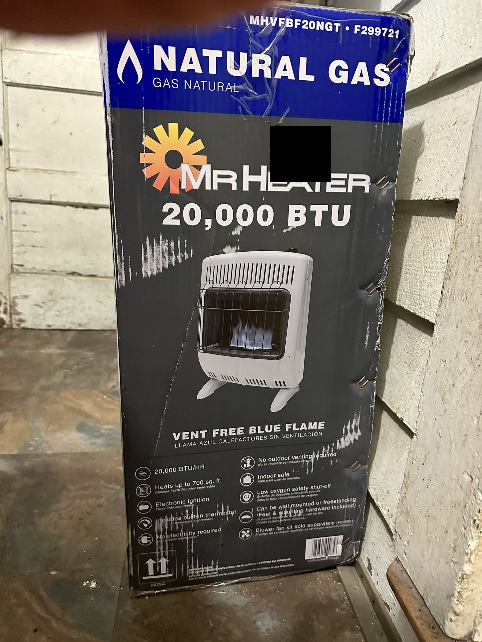 Mr Heater Natural Gas Vent Free Blue Flame for Sale in Los Angeles, CA -  OfferUp