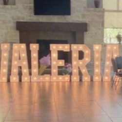 Marque Letters 4ft Tall 