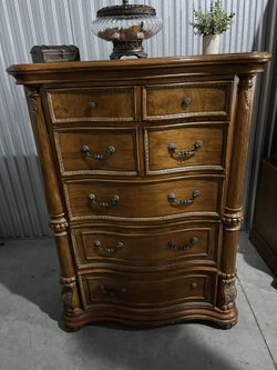 Queen size marble top bedroom set 