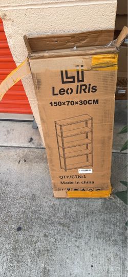 Leo IRis 5-Tier Metal Storage Shelf