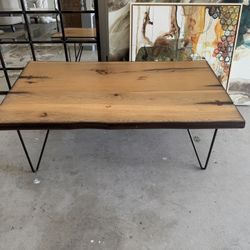 Rustic Wood Coffee Table 