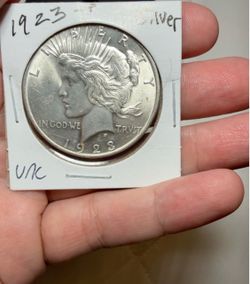 Silver peace dollar