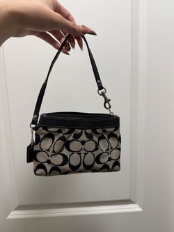 Vintage Coach Signature Wristlet