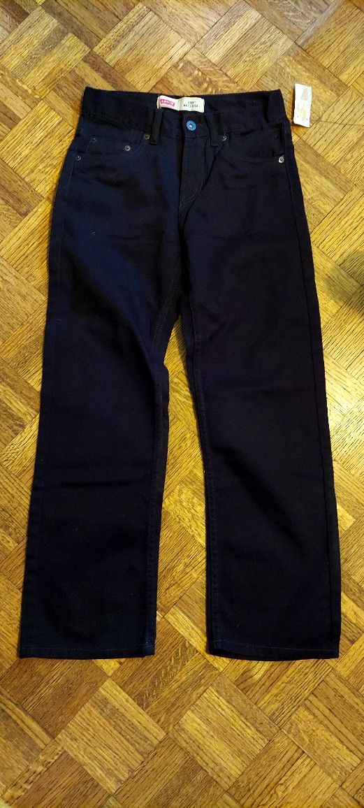 Boys Levi's 550 Relaxed Black Jeans