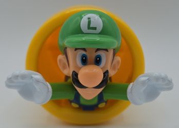 Nintendo Luigi Warp Pipe Figurine Slide Launcher 2017 McDonalds