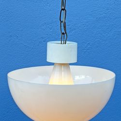 Vintage acrylic pendant light