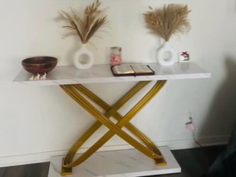Elegant console table