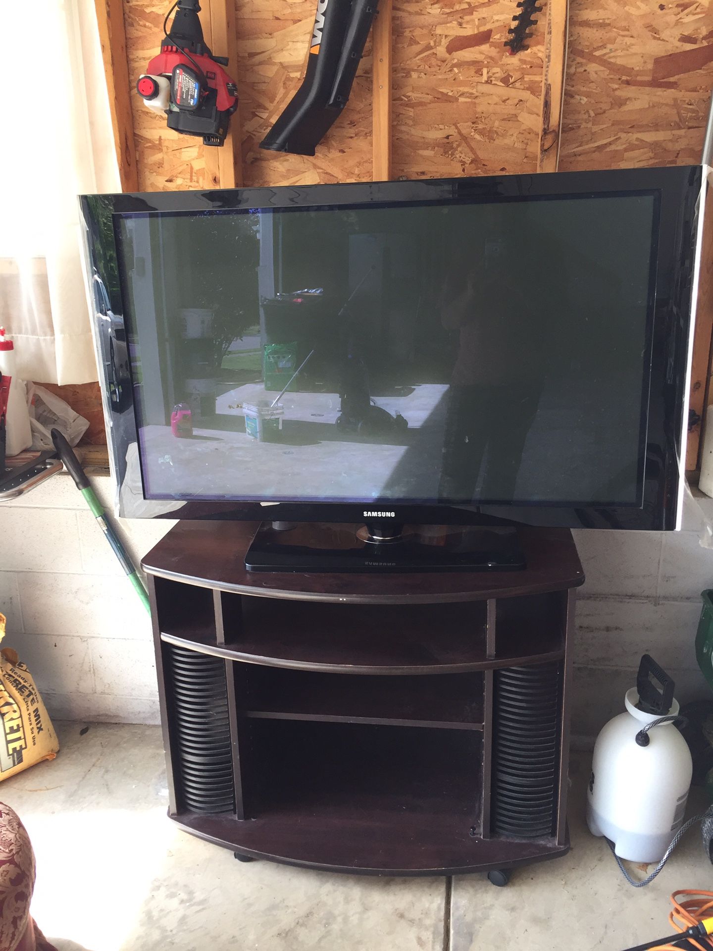 Samsung tv with stand