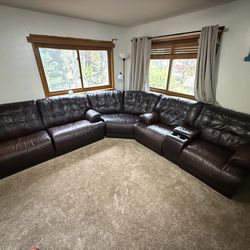 Leather couch