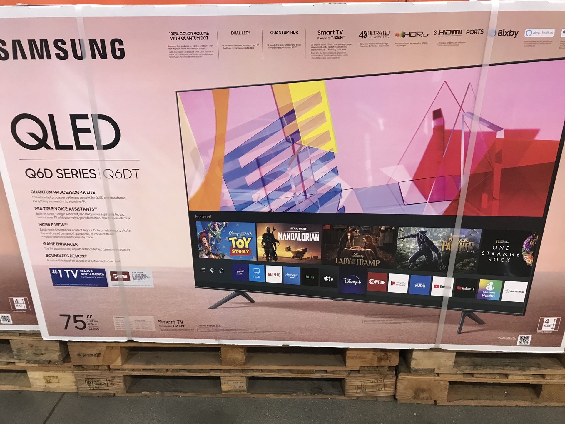 75” Samsung QLED 4K Smart TV