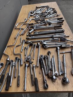 Socket, wrenches, and extensions