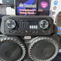 🔥 FOR SALE – PARTY SPEAKER 🔊🔥    Brand new 15” Bluetooth Party Speaker (iBastek)    🎶 SUPER LOUD – perfect for parties, backyard, events   🎤 Incl