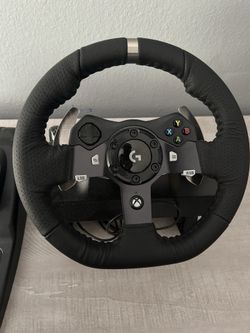 Logitech - G920 Driving Force Racing Wheel and Pedals for Xbox Series X|S, Xbox One, PC - Black