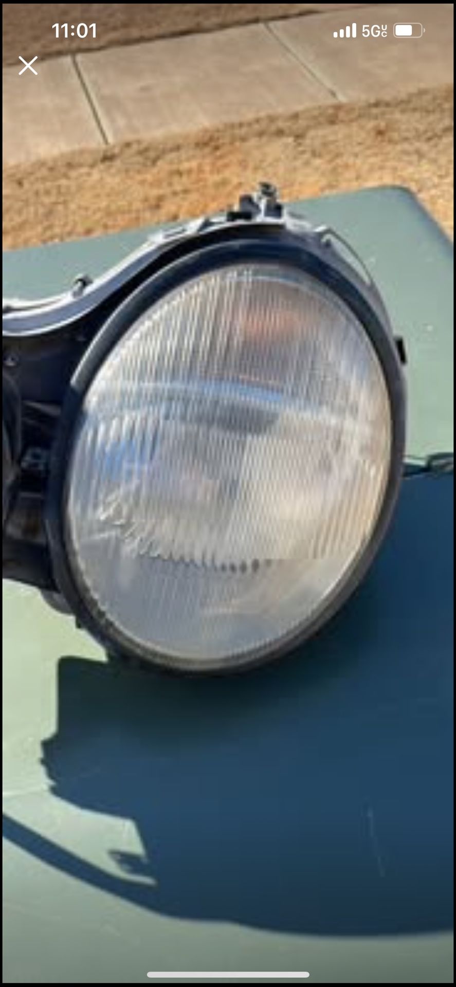 Mercedes W210 E320 E300D Left Headlight Halogen