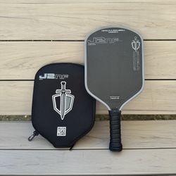 Honolulu Pickleball Company Sword And Shield J2NF 16mm Black Paddle Retail $195