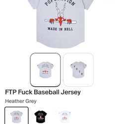 FTP Hell Baseball Jersey