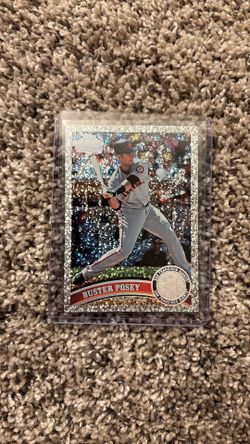 2011 Topps Buster Posey Diamond anniversary baseball card
